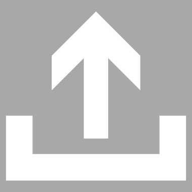 Düz vektör piktogram upload