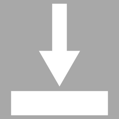 Alt düz vektör sembol taşımak