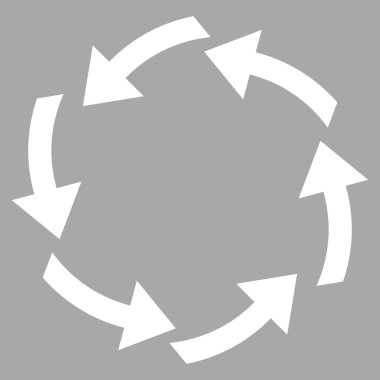 Dolaşım düz vektör piktogram