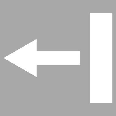 Sol düz vektör piktogram çekin