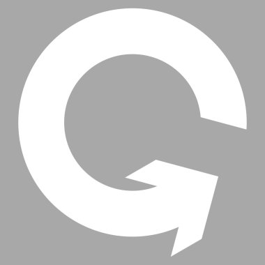 Saatin tersi yönde düz vektör Sembol döndürme