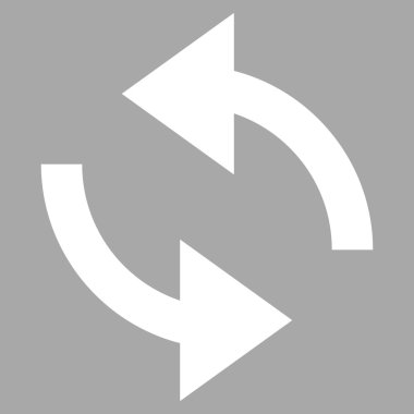 Exchange oklar düz vektör piktogram