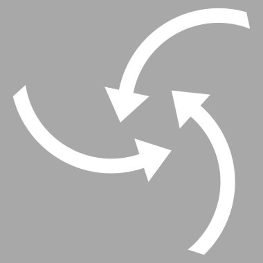 Oklar düz vektör piktogram girdap