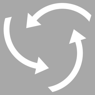 Oklar düz vektör piktogram girdap