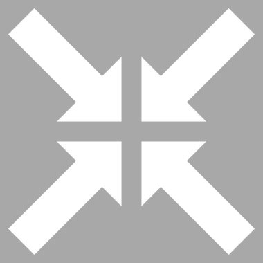 Basınç oklar düz vektör piktogram