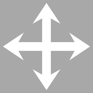 Oklar düz vektör piktogram genişletin