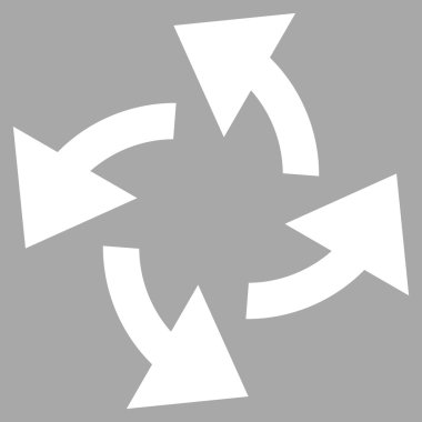 Santrifüj oklar düz vektör piktogram