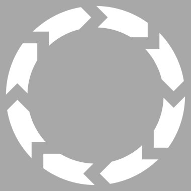 Dolaşım düz vektör piktogram