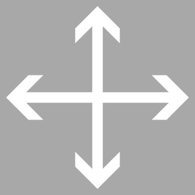 Oklar düz vektör piktogram genişletin