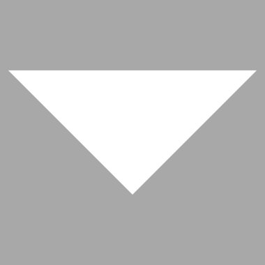 Düz vektör piktogram aşağı ok ucu