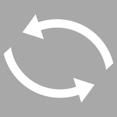 Exchange oklar düz vektör piktogram