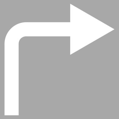 Doğru düz açmak vektör piktogram