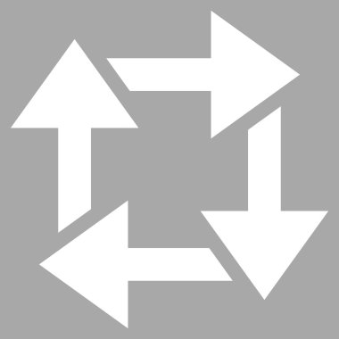 Düz vektör piktogram geri dönüşüm