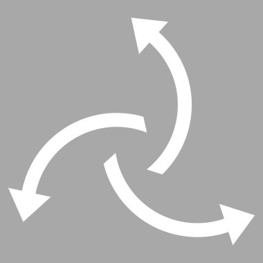 Santrifüj oklar düz vektör piktogram