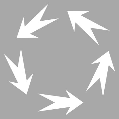 Döndürme düz vektör piktogram