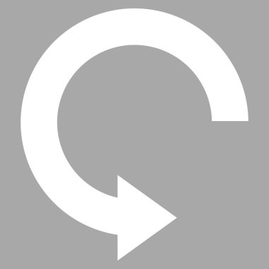 Doğru düz döndürme vektör piktogram