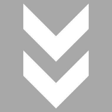 Shift Down Flat Vector Pictogram