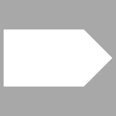 Yön düz vektör piktogram sağ