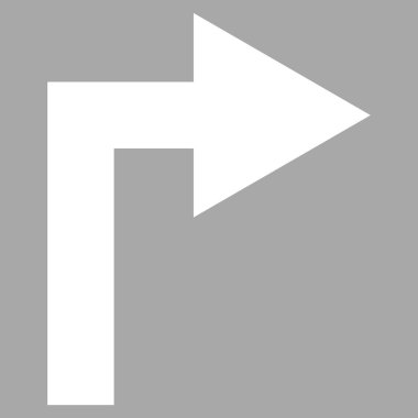 Doğru düz açmak vektör piktogram