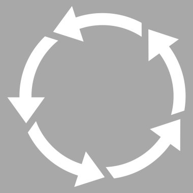 Döndürme düz vektör piktogram