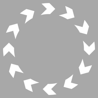 Dolaşım düz vektör piktogram