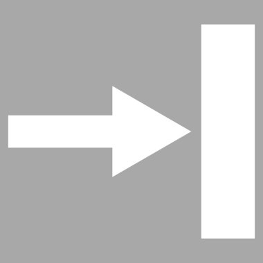 Doğru düz taşımak vektör piktogram