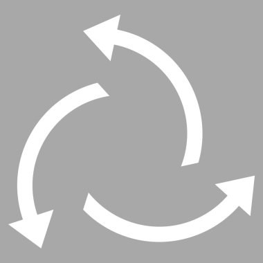 Santrifüj oklar düz vektör piktogram