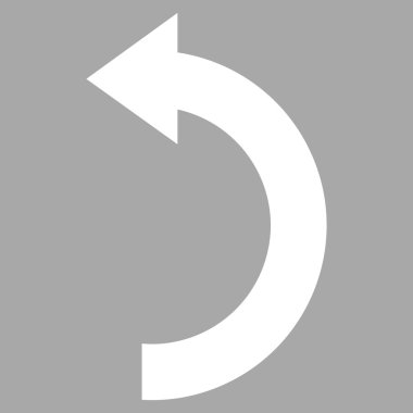 Sol düz vektör Sembol döndürme