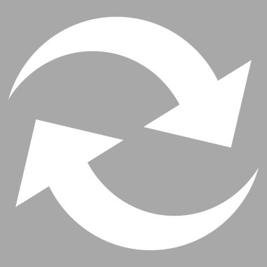 Oklar düz vektör piktogram Yenile