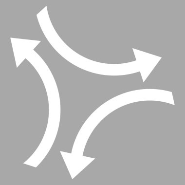 Exchange oklar düz vektör piktogram