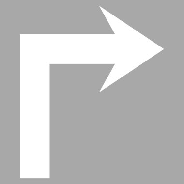 Doğru düz açmak vektör piktogram