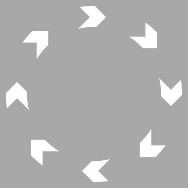 Dolaşım düz vektör piktogram