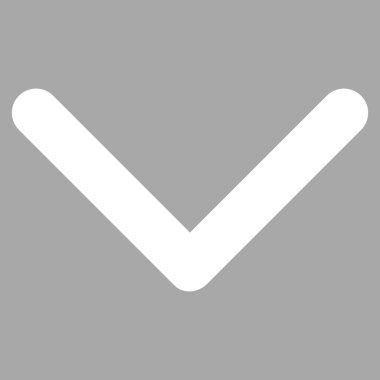 Düz vektör piktogram aşağı yön