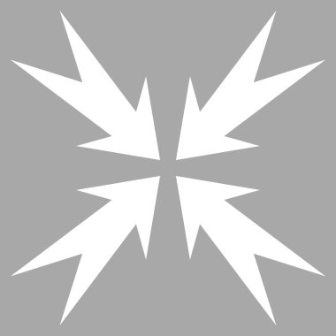 Sıkıştırma OK düz vektör piktogram