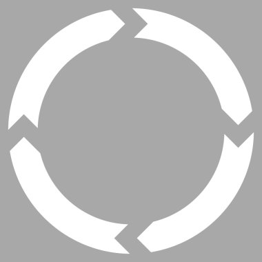 Döndürme düz vektör piktogram