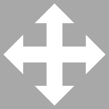 Düz vektör piktogram genişletin