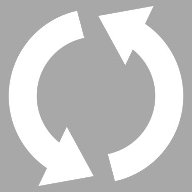 Düz vektör piktogram geri dönüşüm