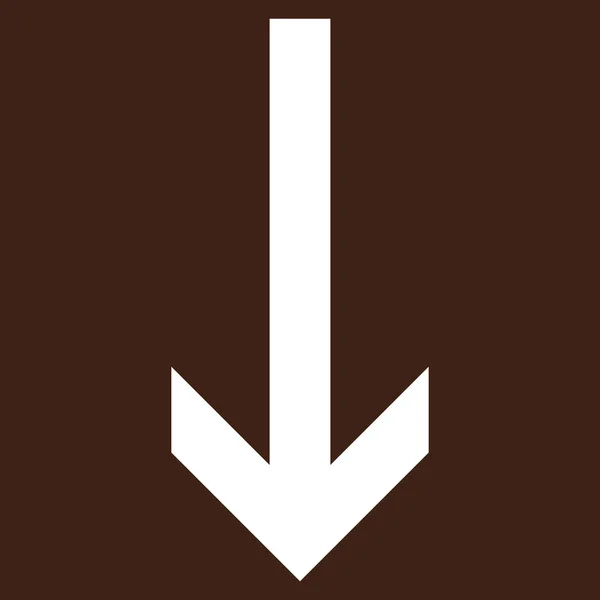 Arrow Down Flat Vector Pictogram — Stock Vector