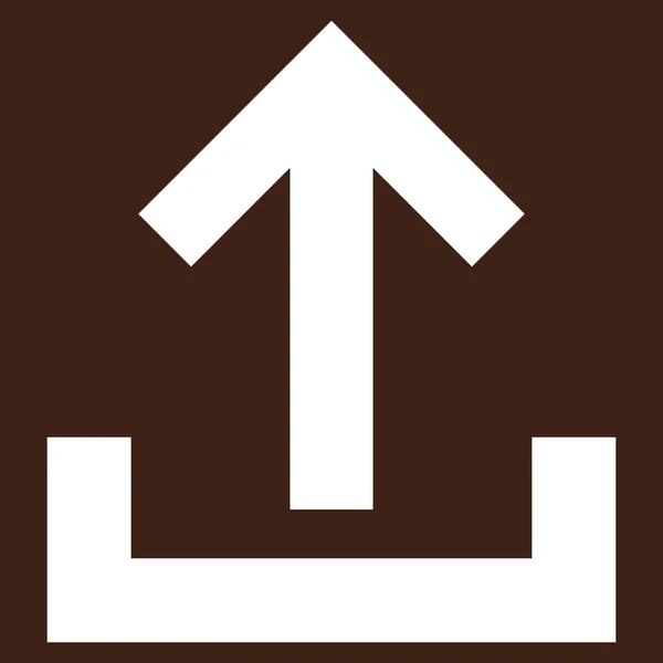 Flachbild-Vektor-Piktogramm hochladen — Stockvektor