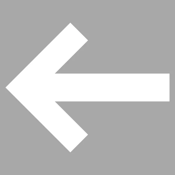 Freccia sinistra Vettore piatto Pittogramma — Vettoriale Stock
