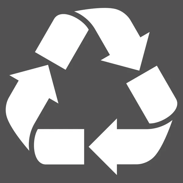 Ανακύκλωσης επίπεδη διάνυσμα εικονόγραμμα — Διανυσματικό Αρχείο
