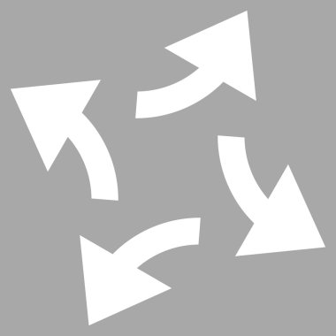 Santrifüj oklar düz vektör piktogram