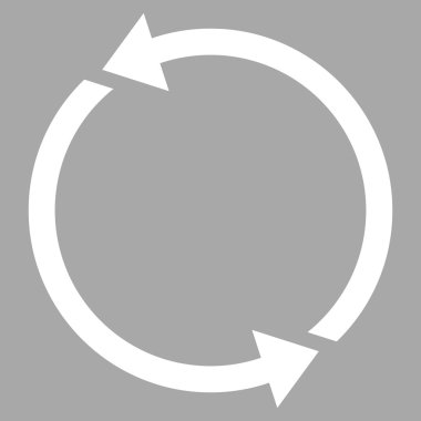 Düz vektör piktogram geri dönüşüm