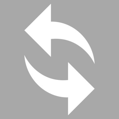 Düz vektör piktogram Yenile