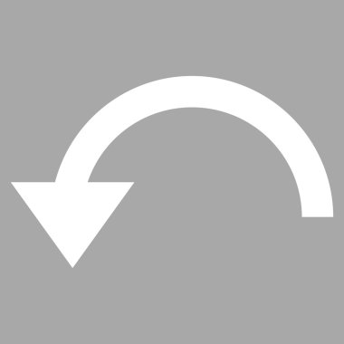 Saatin tersi yönde düz vektör Sembol döndürme