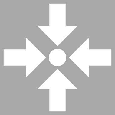 Shrink Oklar Düz Vektör Pictogram