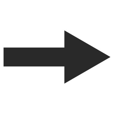 Düz vektör simgesi sağ ok