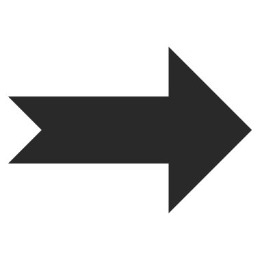 Düz vektör simgesi sağ ok