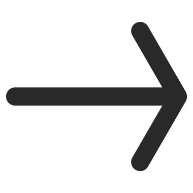 Düz vektör simgesi sağ ok