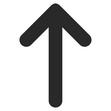 Düz vektör simge yukarı ok